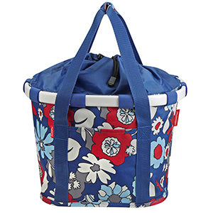KlickFix Bikebasket florist indigo