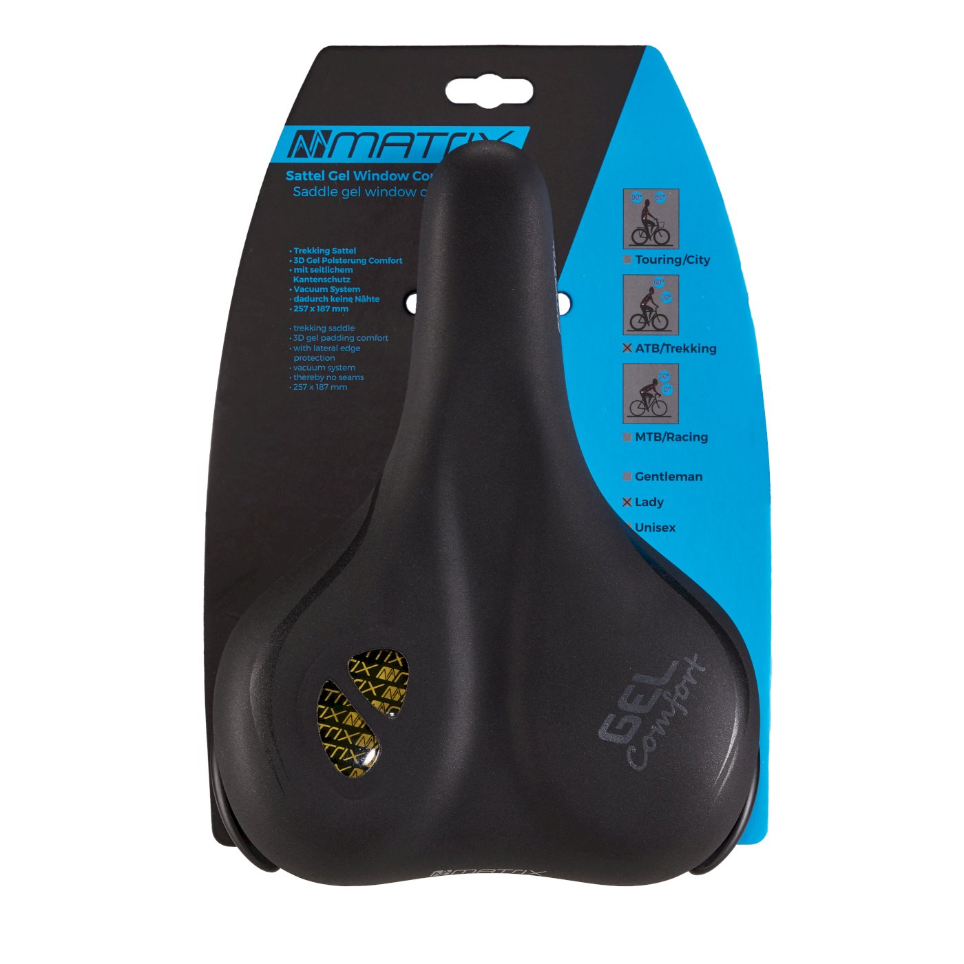 Matrix Trekking Sattel Gel Window Comfort
