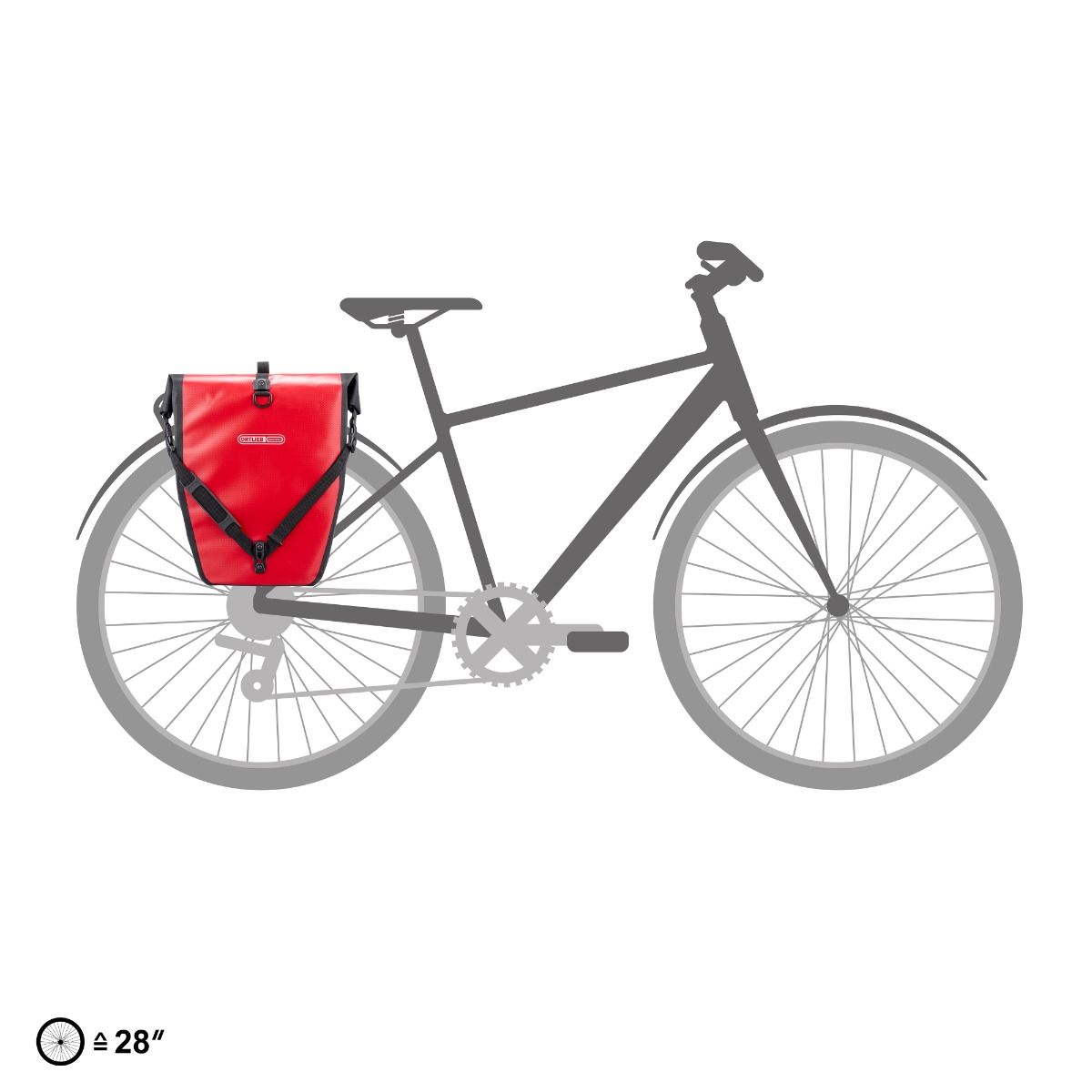 Ortlieb BACK-ROLLER 40L BLACK Fahrradtasche