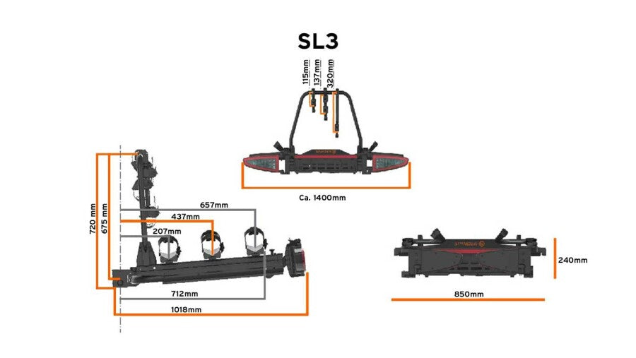 Spinder SL3 Fahrradträger 2025