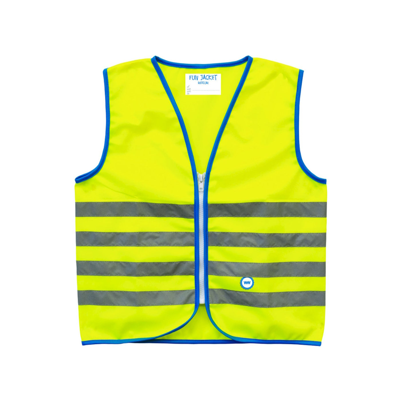 WOWOW Reflexweste Fun Jacket for Kids yellow