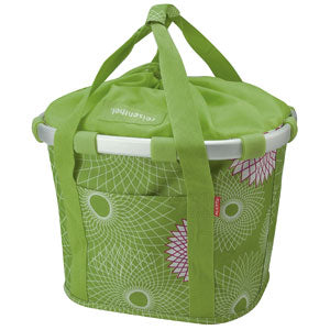 KlickFix Bikebasket crystals lime green