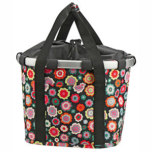 KlickFix Bikebasket happy flowers