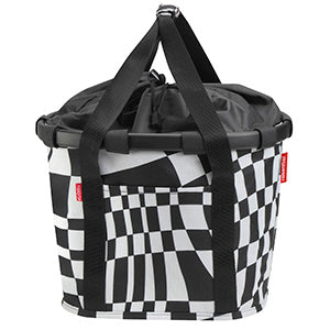 KlickFix Bikebasket op art