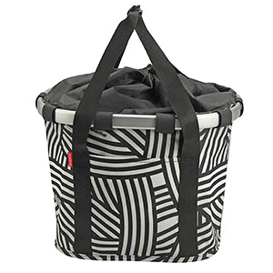 KlickFix Bikebasket zebra