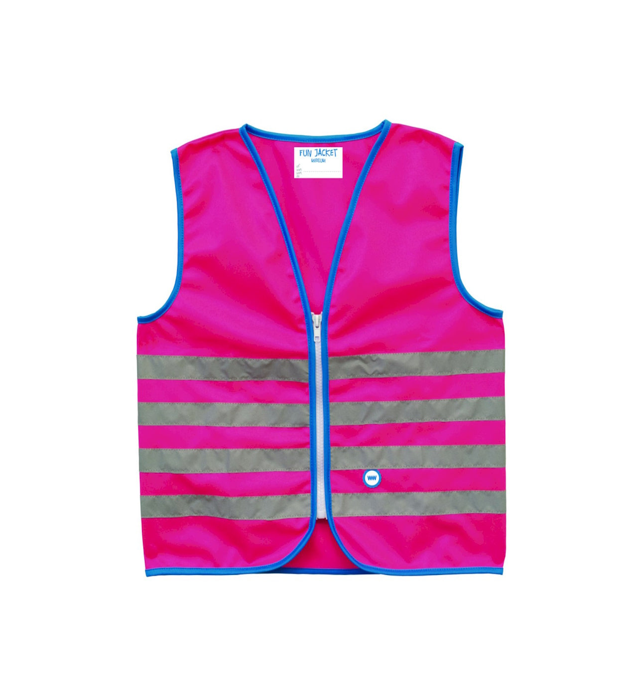 WOWOW Reflexweste Fun Jacket for Kids pink